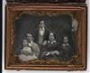 (CASED IMAGES) Group of 8 marvelous half-plate portraits, comprising 7 daguerreotypes and one